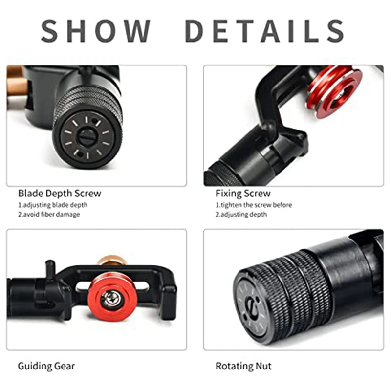 Armored Cable Cutter Slitting Tool, Fiber Optic Cable Stripper Cable Stripping Knife, Wire Stripper Wire Cutter