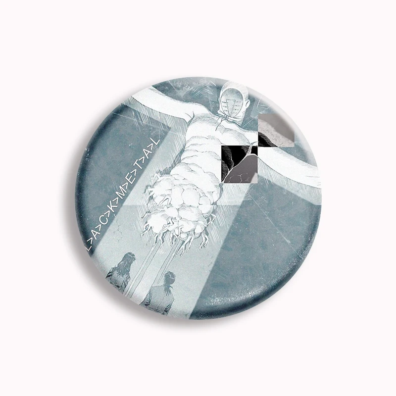 Panchiko DEATHMETAL Album Cover Soft Button Pin Hot Pop Music Brooch Badge Bag Accessories Decor Fans Collect Friends Party Gift