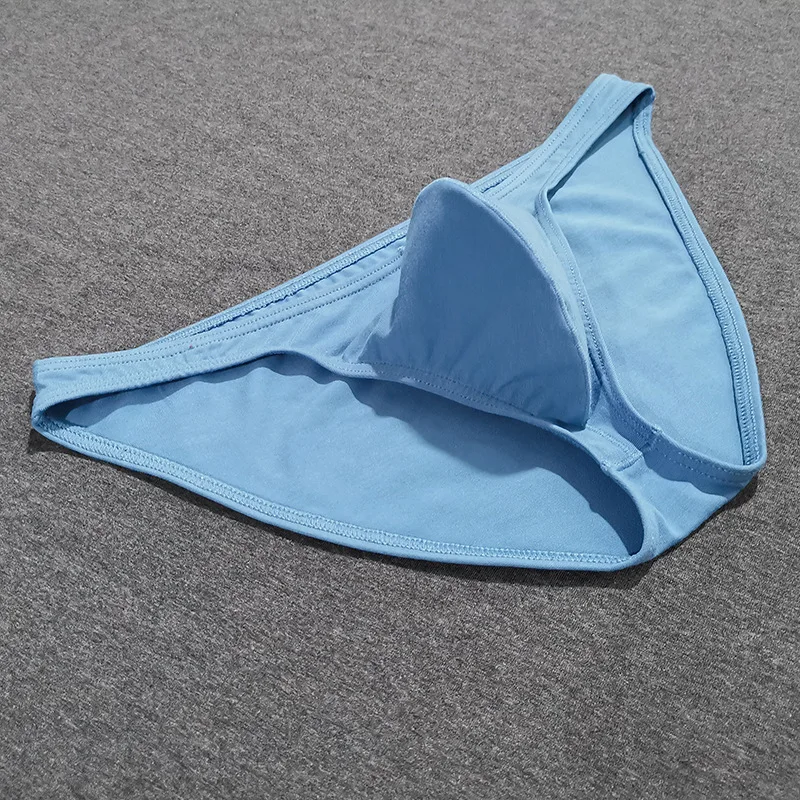 

Cotton Brief for Men Sexy U Convex Pouch Underpants Breathable Panties Color Casual Comfortable Stretch Seamless ElasticLingerie