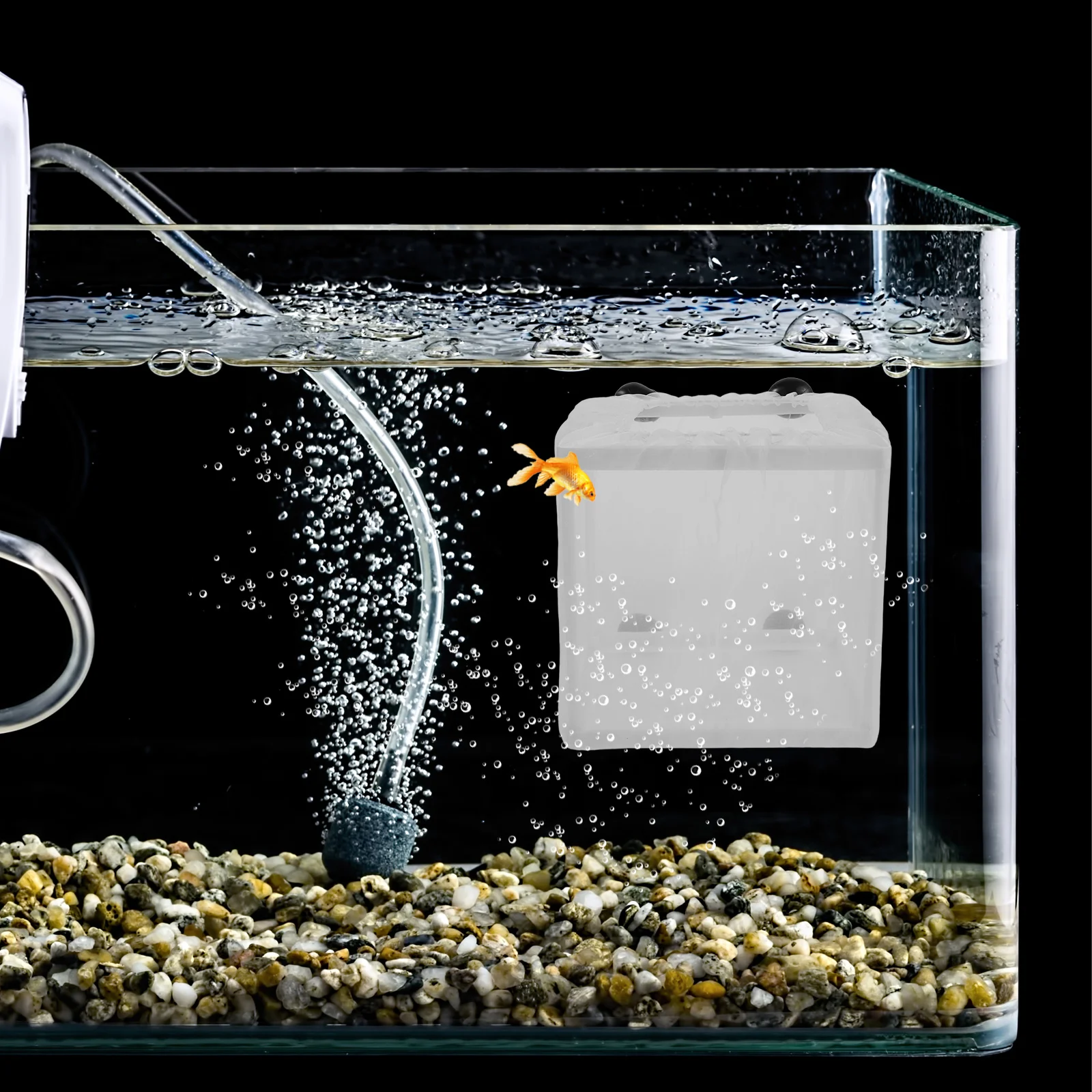 

2 Pcs Breeding Isolation Box Aquarium Fish Egg Incubator Equipment Cage Plastic Tanks