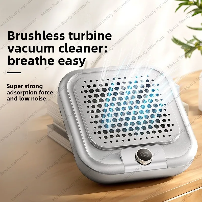 

Бесщеточный турбоочиститель для ногтей, плагин, бесшумный, сильное всасывание, очиститель для ногтей для маникюрного магазина