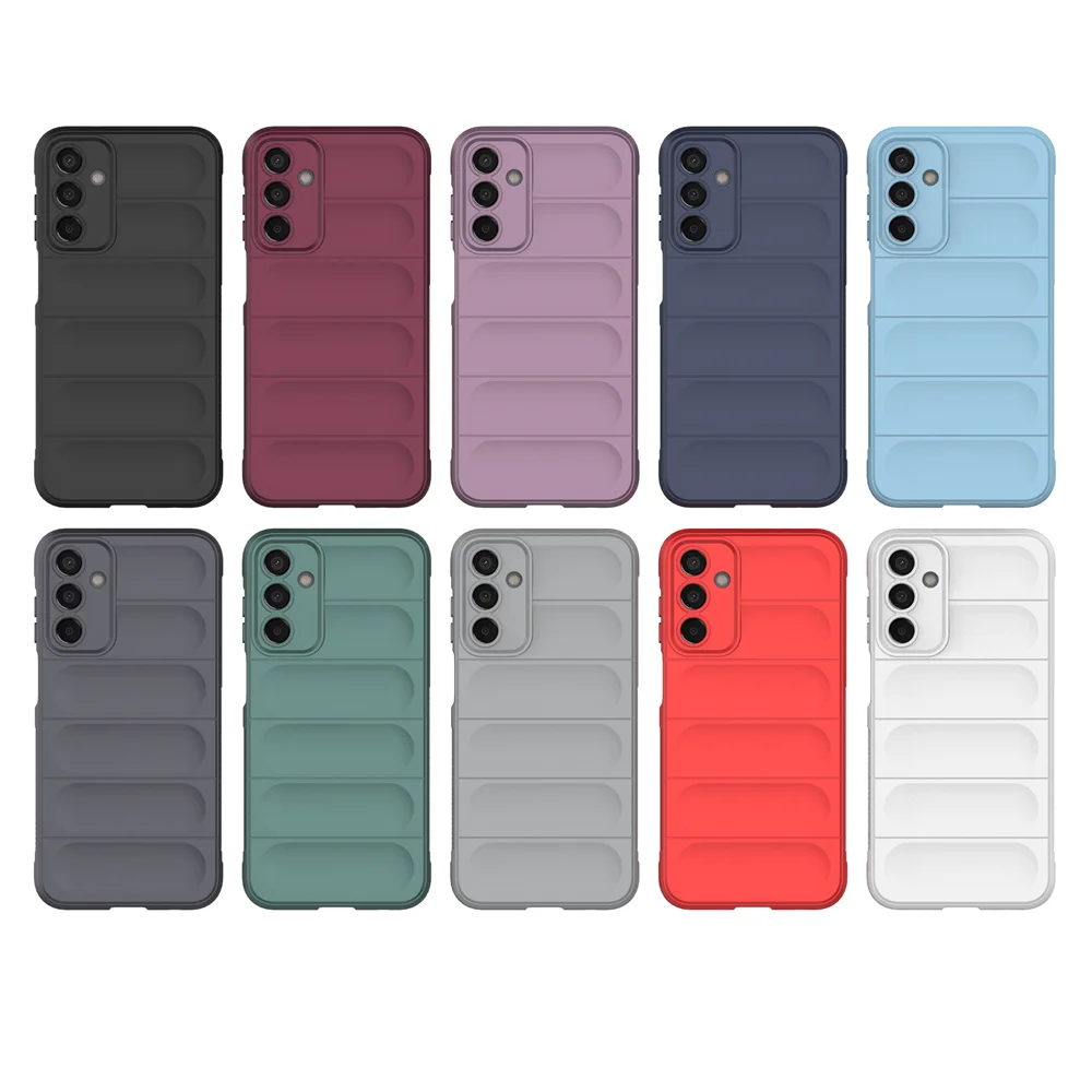 AirBag Cushion Rugger Armor Shockproof Silicone Case For Samsung Galaxy M15 F15 5G