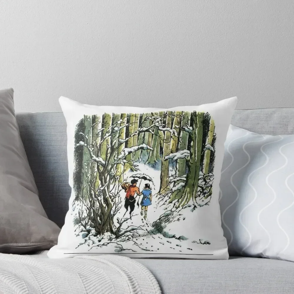 Narnia the Lion the Witch and the Wardrobe original illustration Throw Pillow New year Sofa Cushions pillow