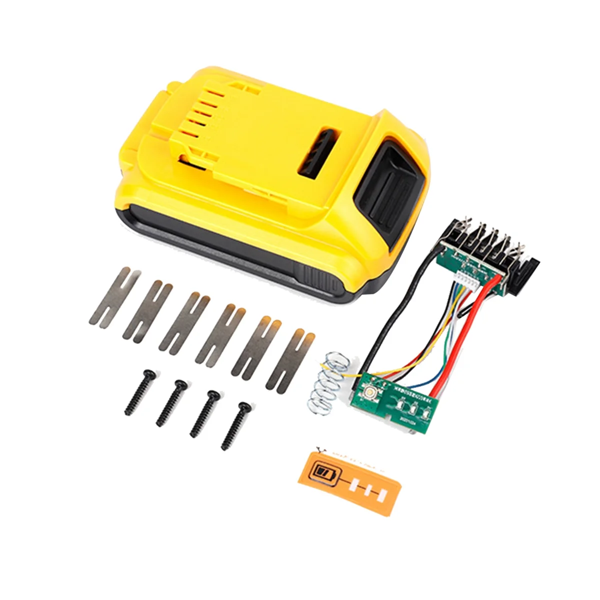 

Battery Plastic Case+18650 Lithium Battery Protective Board for Dewalt 5-Cell Battery Tool Battery Case Kit