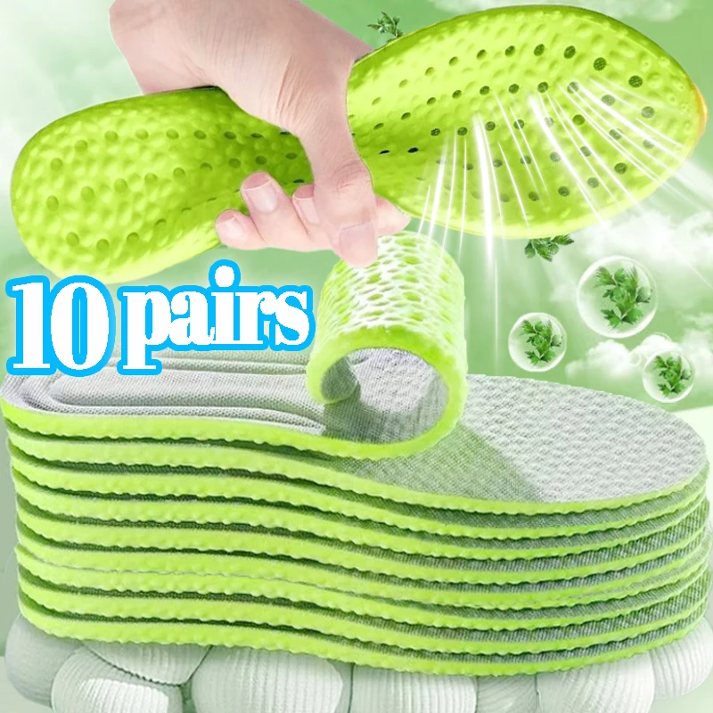 Deodorant Sport Shoes Insole Comfortable Plantar Fasciitis Insoles for Feet Man Women Orthopedic Shoe Sole Running Accessories