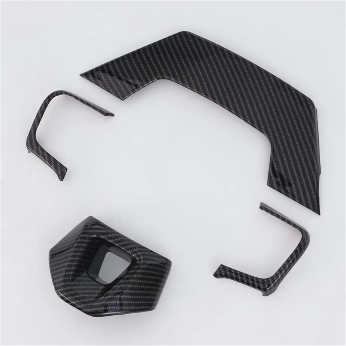 Car Steering Wheel Cover Trim for Toyota Alphard Vellfire 2024 Accessories Carbon Fiber