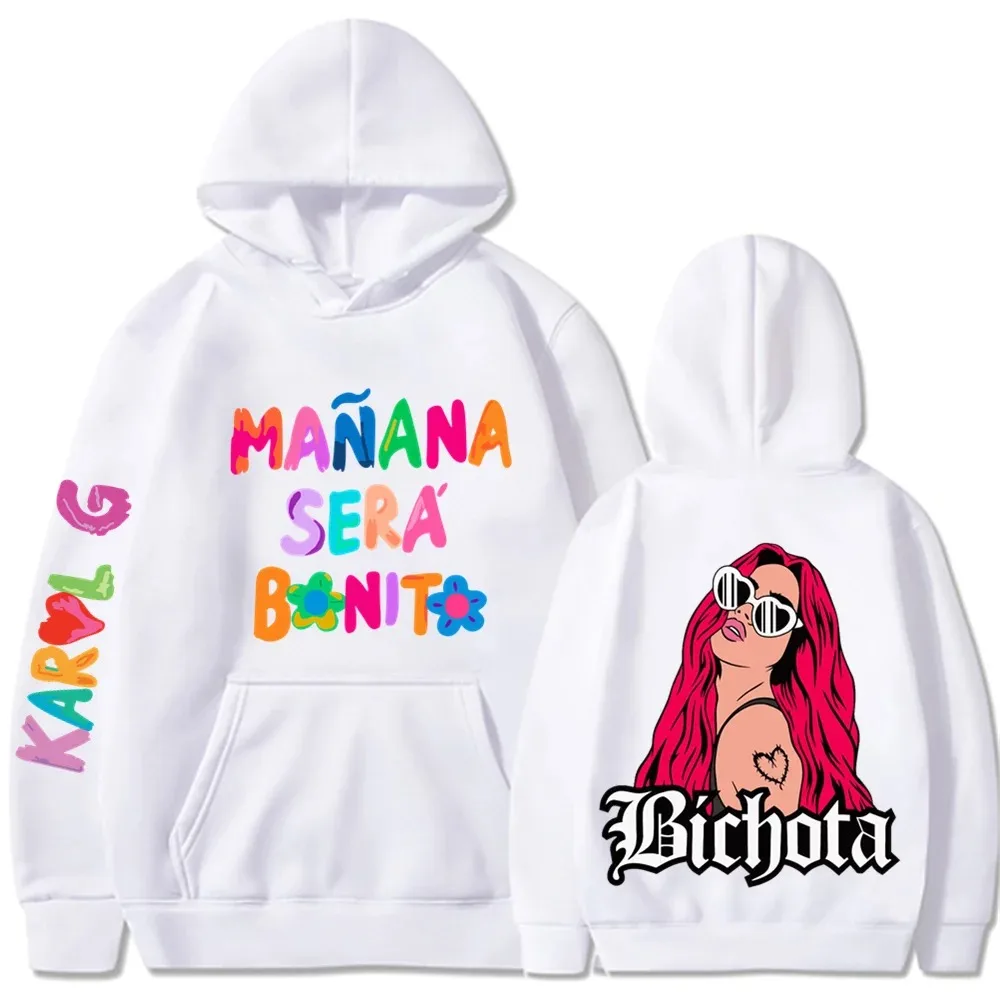 2024 Manana Sera Bonito Hoodie Karol G Manana Sera Bonito Hoodie Tomorrow Will Be Nice Graphic T Shirts Men/Women Sweatshirt