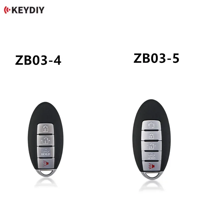 

Универсальный смарт-ключ KEYDIY KD ZB03-4/ZB03-5 с 4/5 кнопками для Nissan