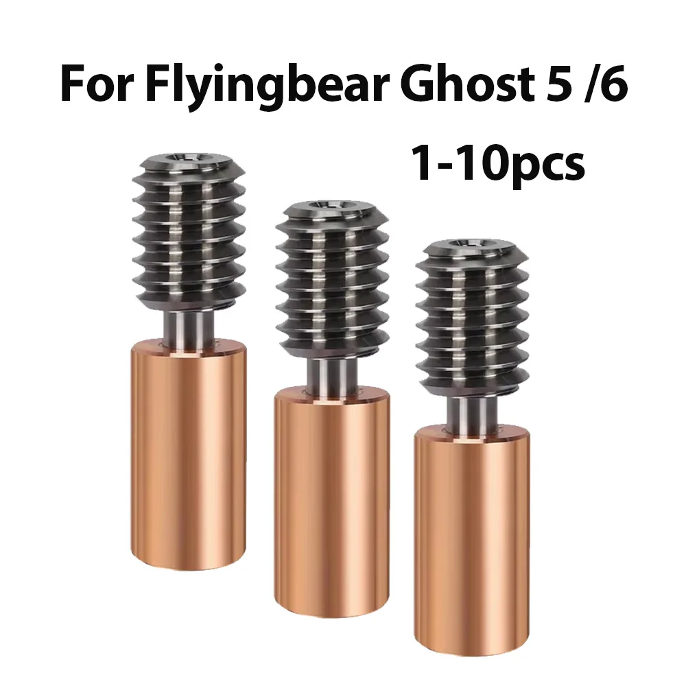 Heatbreak For Flyingbear Ghost 6 Extruder Flyingbear Ghost 6 Hotend Throat For Flying Bear Ghost 5/6 All Metal Throat 3d Parts