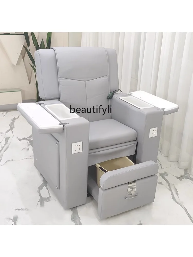 Nail Beauty Sofa Multifunctional Eyelash Salon Recliner Foot Beauty Integrated Foot Bath Electric Foot Massage Foot Washing