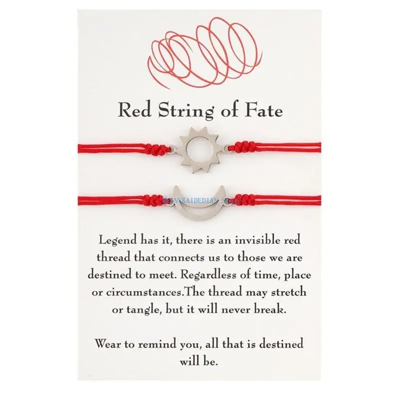 

C1FE Red String of Bracelet Adjustable Good Luck for Protection Bracelet Gift