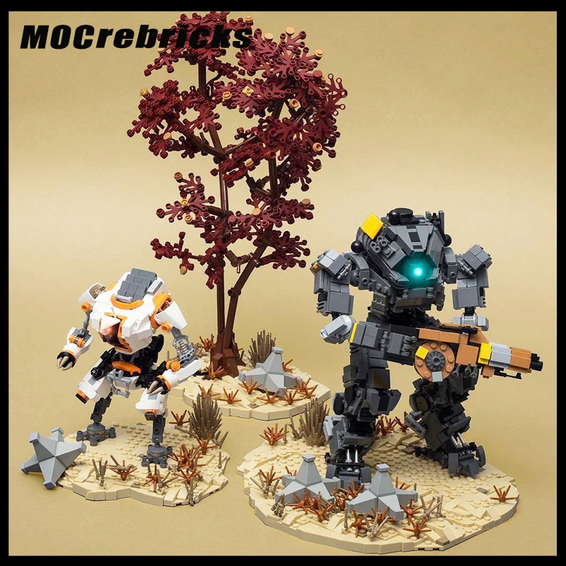 Voor Aliens Mechanica Moc Vechten Mecha Serie Niveau Titanfallsed 2 Educatief Robot Speelgoed Bouwstenen Voor Xmas Gifts