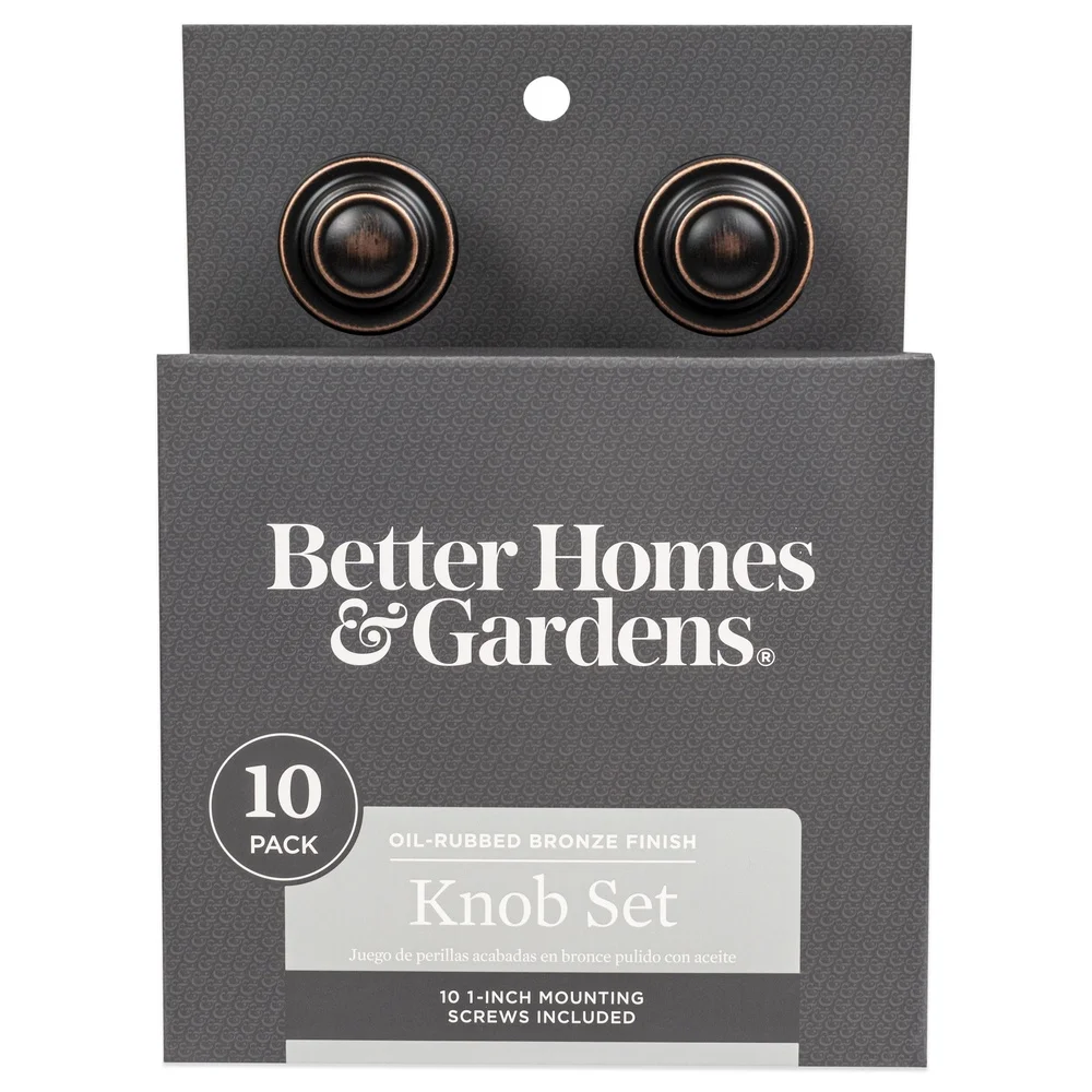 Conjunto de puxadores de armário de bronze polido a óleo com 10 botões girados vintage, construção de zinco, fácil instalação, estilo fazenda