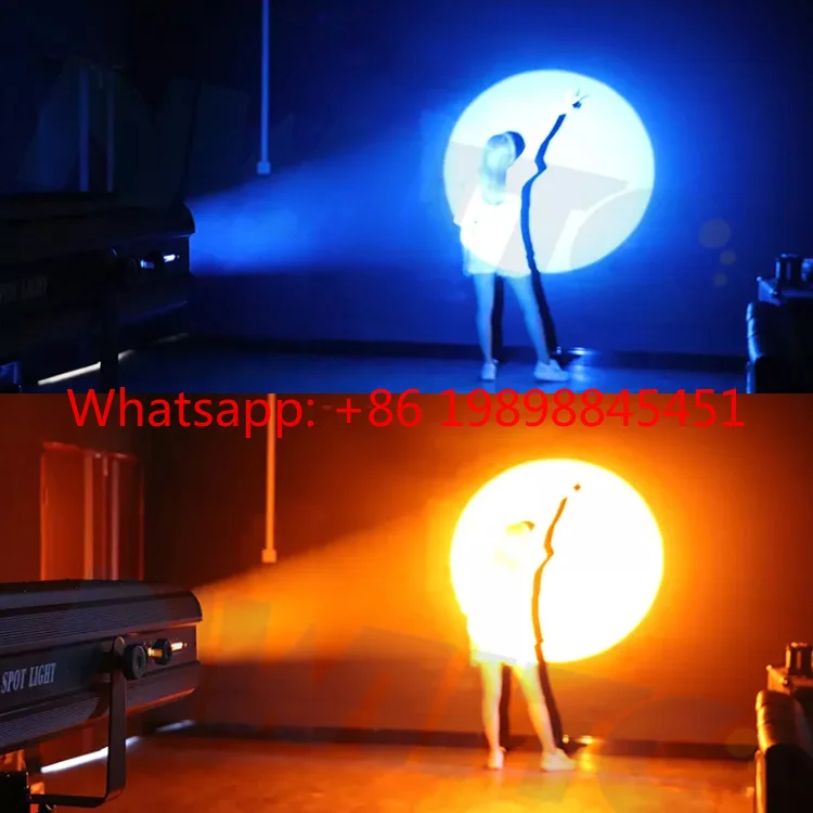 RGBW Gobo Split Auto Focus Follow Spot Light Wedding Party Stage Spotlight
