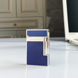 Windproof Lighter with Bright Sound for Men, Retro Cigarette Gift, Brass Shell, New