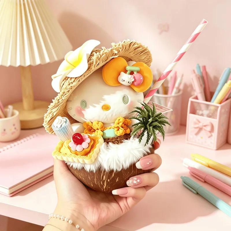 Genuine helloKitty cool coconut kt Sanrio bag doll pendant doll gift female