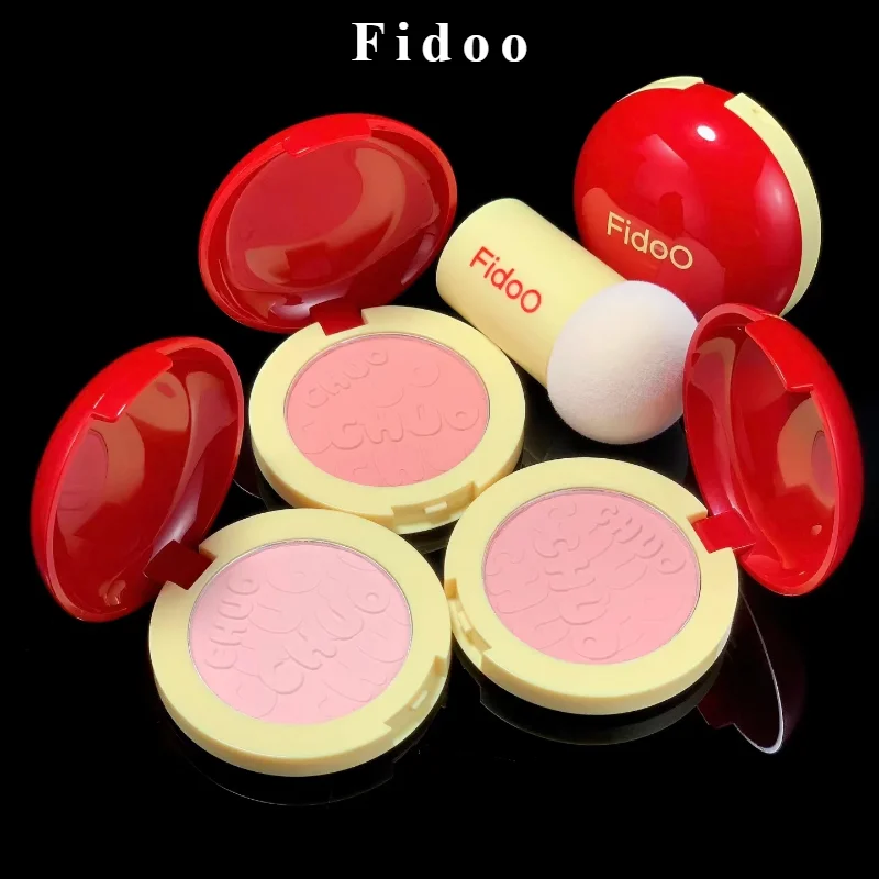 

Fidoo Cosmetics Matt Multi Purpose Monochrome Powder Paste High Gloss Natural Long Lasting Expansion Color Blush Cute Makeup