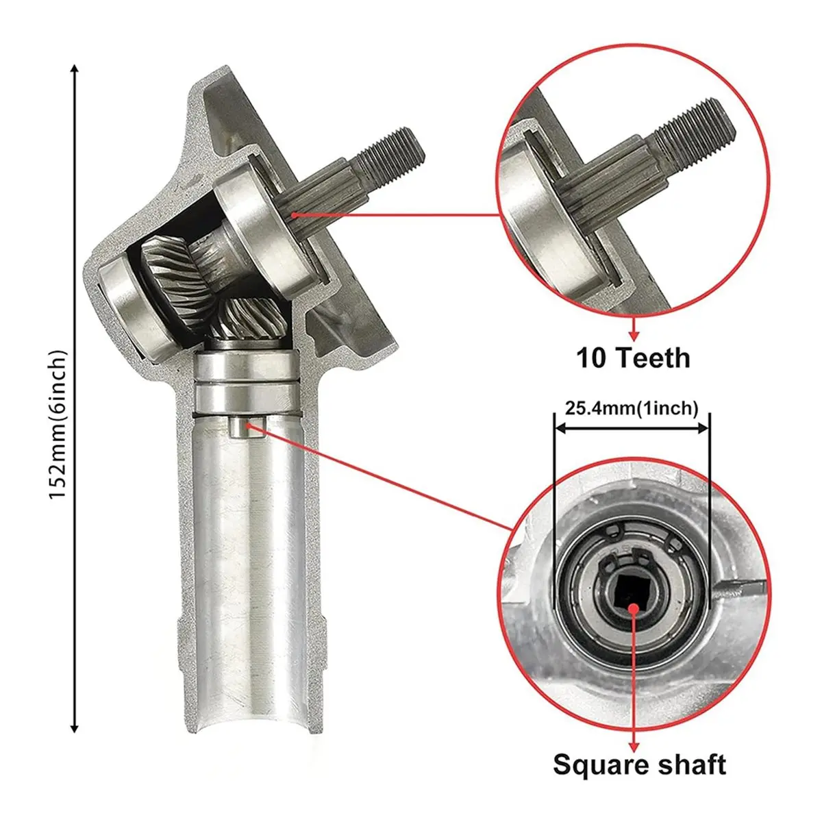 Gear Head Replacement for Trimmers Fits FS56RC, FS70, FS91, FS94R, FS120, FS130, FS131, FS240, FS250