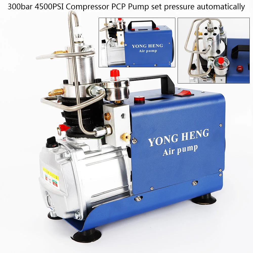 30MPa Electric High Pressure Air Pump Can Set Pressure Automatically