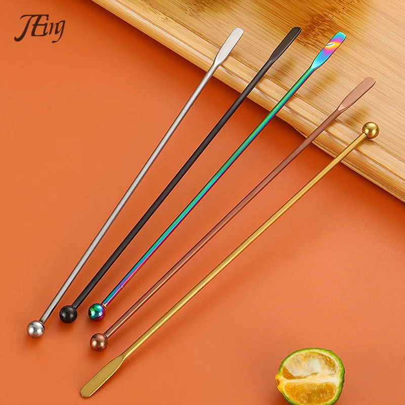 304 Stainless Steel Coffee Stir Stick Bar Juice Rio Cocktail Creative Mixer Stick Champagne Swizzle Sticks