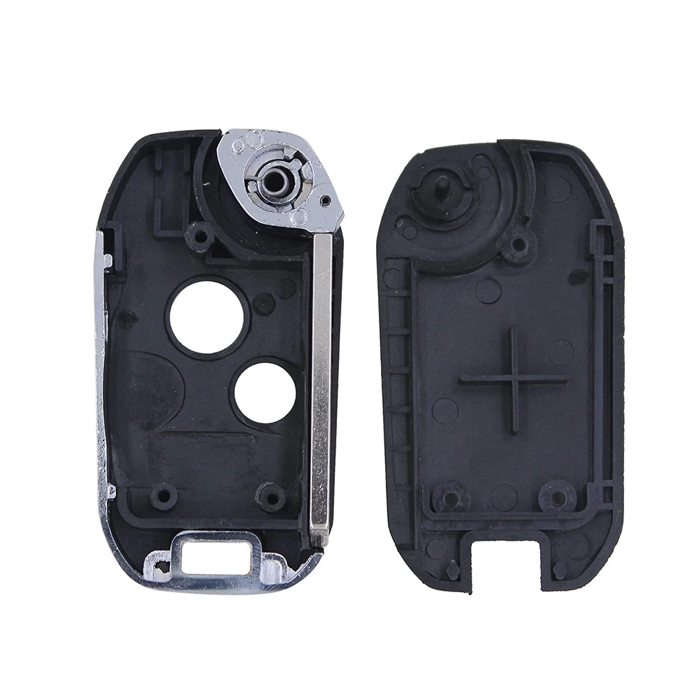 Blade 2 Buttons Modified Folding Flip Remote Key Shell Cover For Honda Odyssey Rigeline Accord CRV Civic