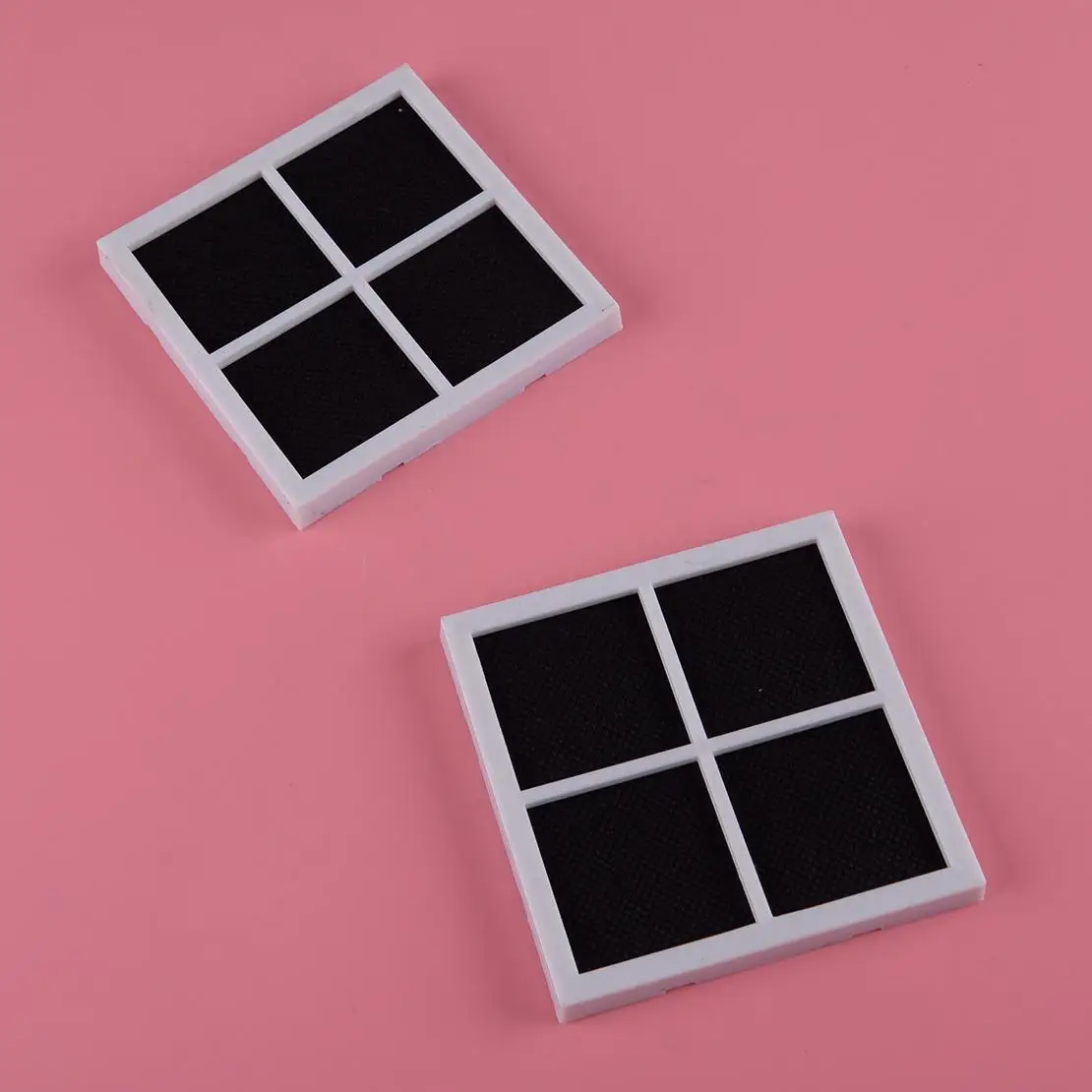 2pcs 8.1x8.1x0.8cm Refrigerator Air Filter Fit For Kenmore Elite 469918 LG LT120F ADQ73214403 ADQ73214402