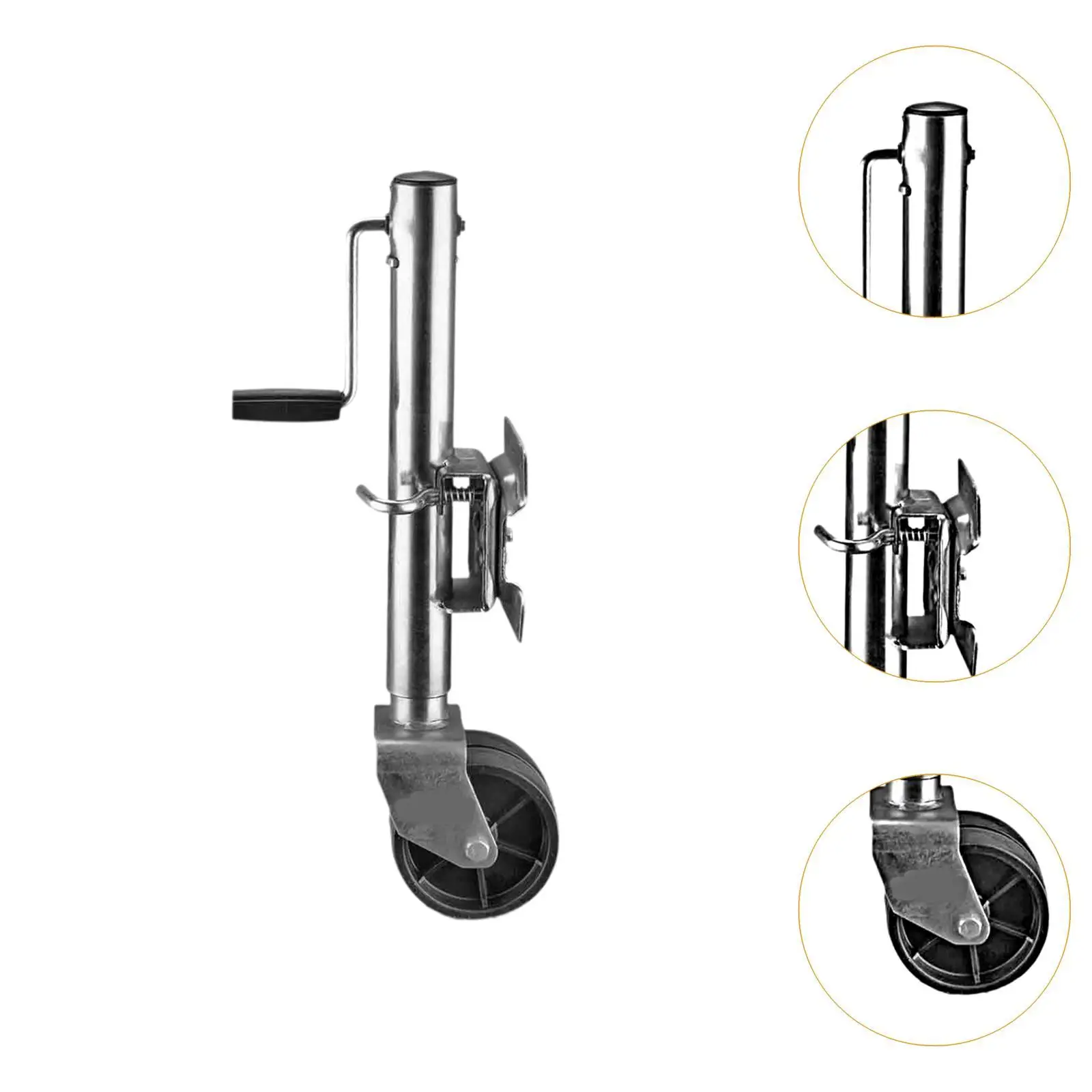 

RV Trailer Jack Foldable Easy to Use Stable RV Jack Equipment Side Handle for