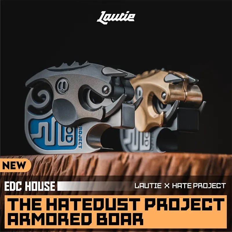LAUTIE & THE HATEDUST PROJECT Armored Boar Bottle Opener, EDC House Series