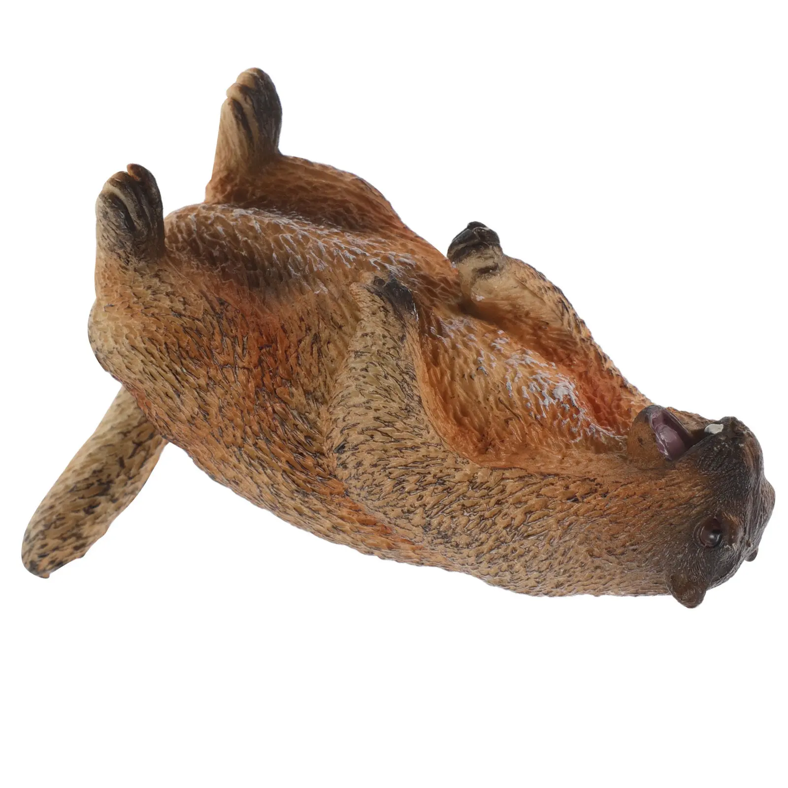 Standing Groundhog Wildlife Simulation Children Cognitive Desktop Decoration Realistic Small Animal Ornament Small Toys for Kids