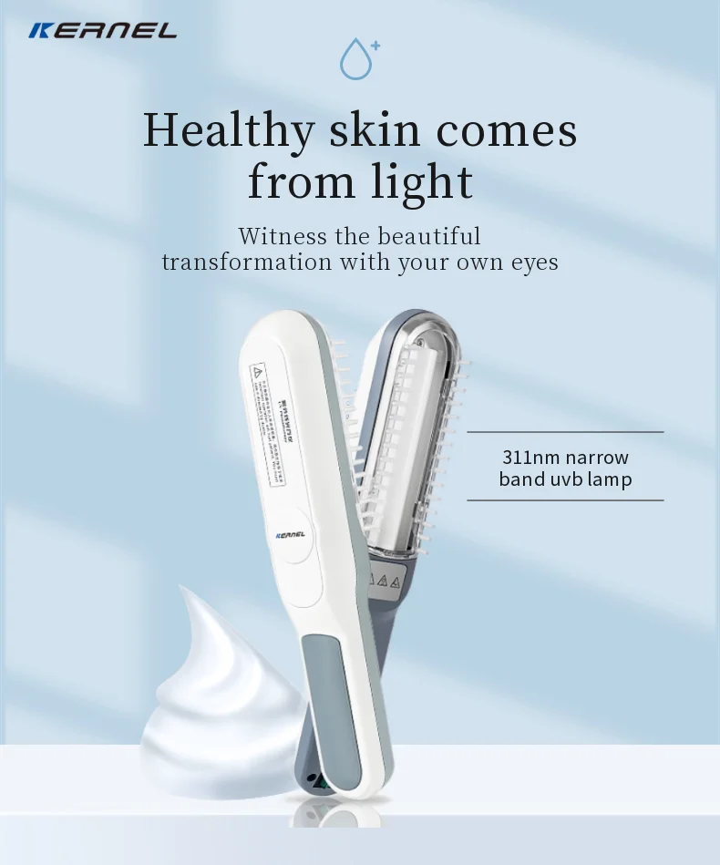 Portable Home Use Vitiligo Treatment Device UV Lamp Phototherapy Kernel kn-4003 For skin disorder