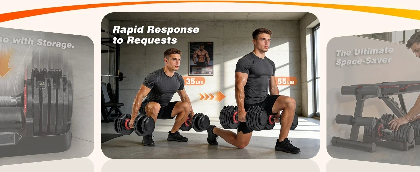 adjustable dumbbells set