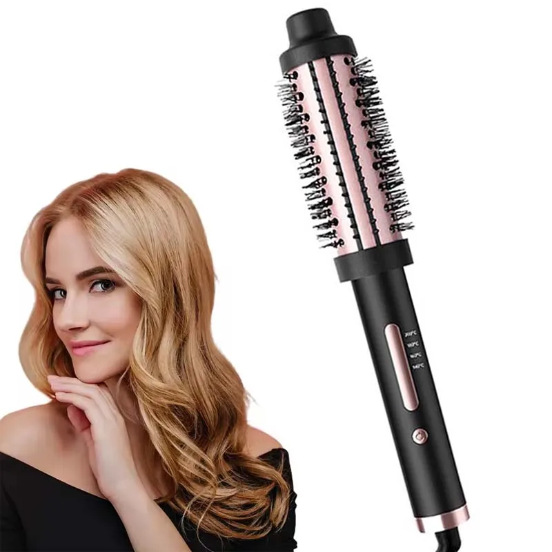

hair styling tools multi function thermal brush electric hair curling brush portable hot comb iron straightener