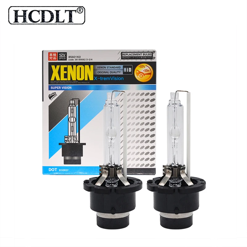 

Ксеноновые лампы HCDLT D2S HID, 2 шт., передние фары D2R D4R, ксеноновые лампы D2S, автомобильная лампа, Запасная лампа, светильник, автомобильный Стайлинг D4S 4300K 6000K 8000K