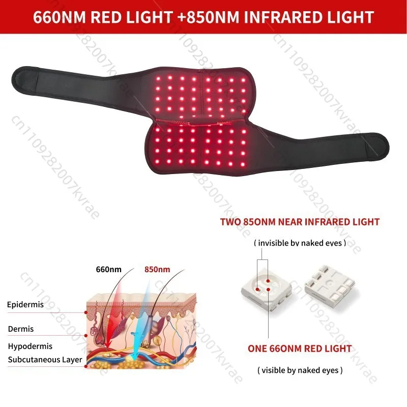 Infrared heating shoulder pads Red light knee pads Warmer