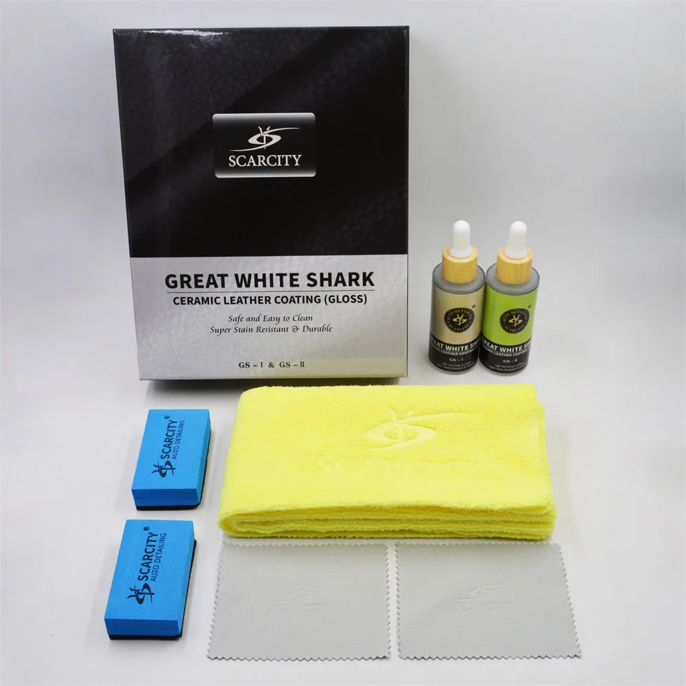 طلاء سيراميك جلدي من سكارسيتي للسيارات-درع جلدي طلاء نانو سيراميك مقاوم للبقع MT-I & MT-II