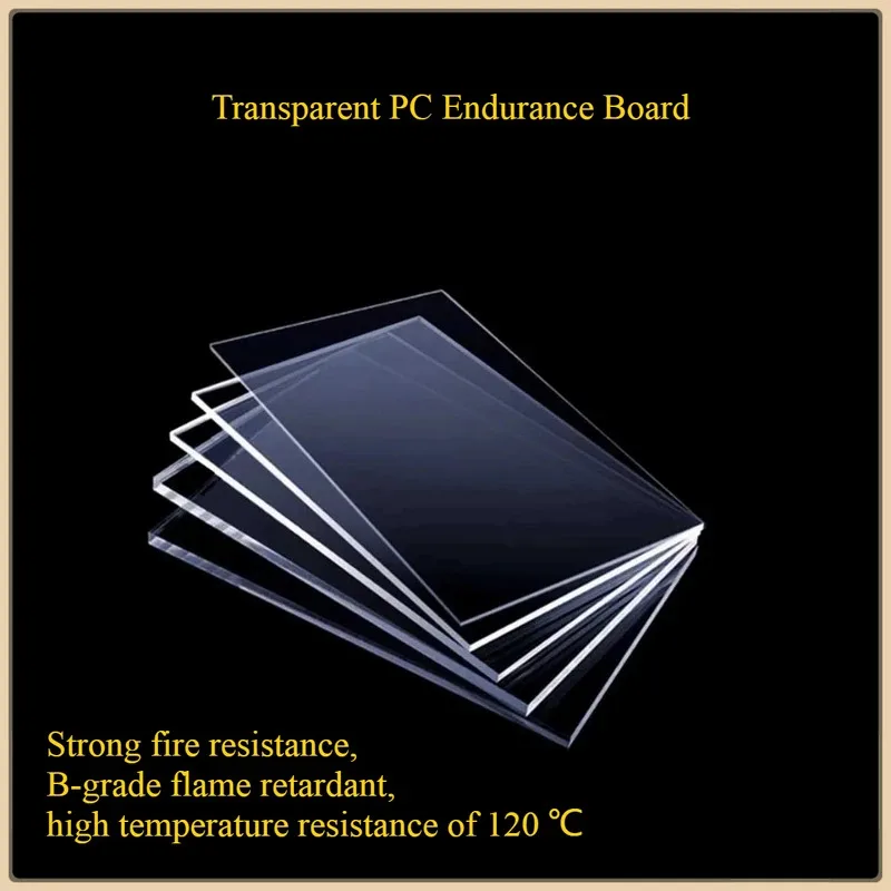3-10mm Transparent Solid Polycarbonate Sheet High Impact Endurance Board / PC Hard Plastic Plate for Construction & Machinery