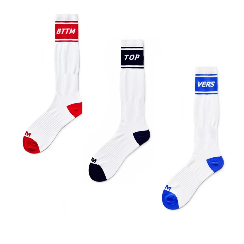 3/6 PACK Men's Nylon Socks Sports Comfortable Socks Football Long Tube Cadeau Homme Skarpetki Calcetines Hombre Meias