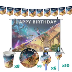 Split Fiction Birthday Party Decorations Game Theme Supplys Banner Cups Plates SplitFiction