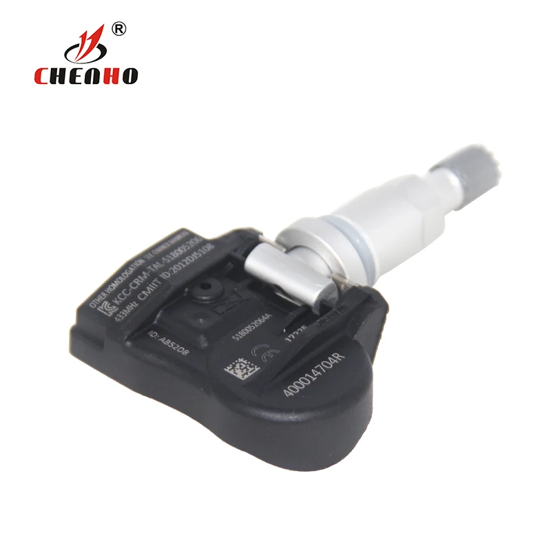 Sensor de presión de neumáticos TPMS, 4 piezas, para Renault Fluence, Megane, Laguna, Scenic III, Latitude 407000435R, 407003743R, 407001859R,