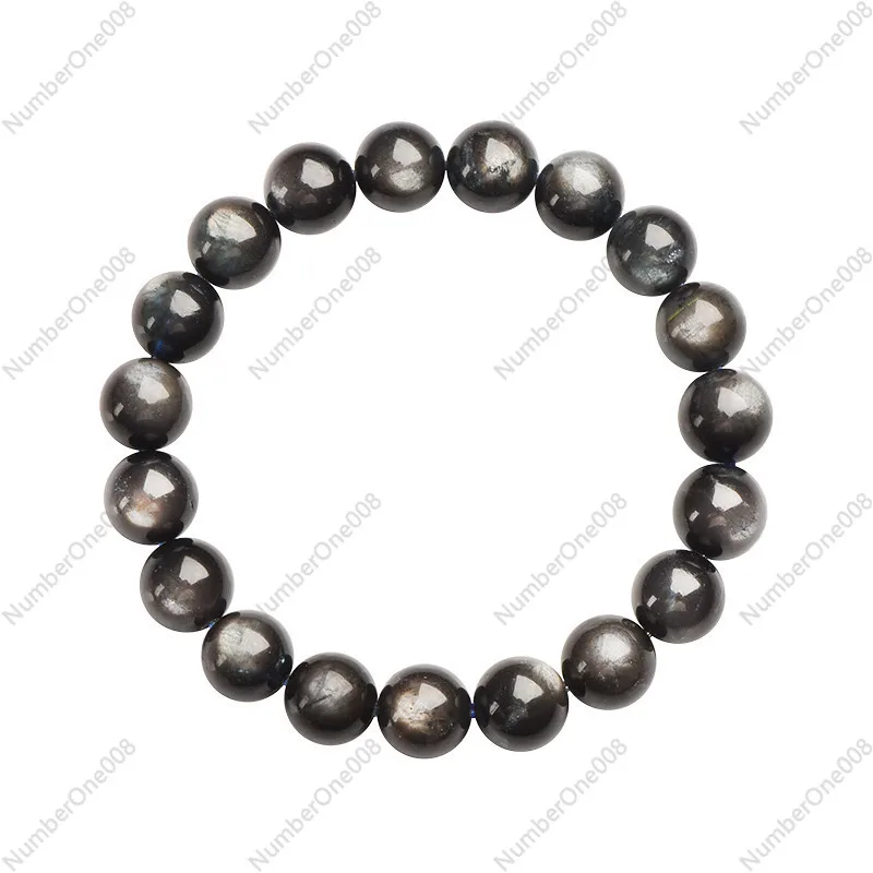 Cuentas de aguamarina de ojo de gato, piedra preciosa de inclusión fantasma de mal de ojo, cristal azul para fabricación y protección de joyas