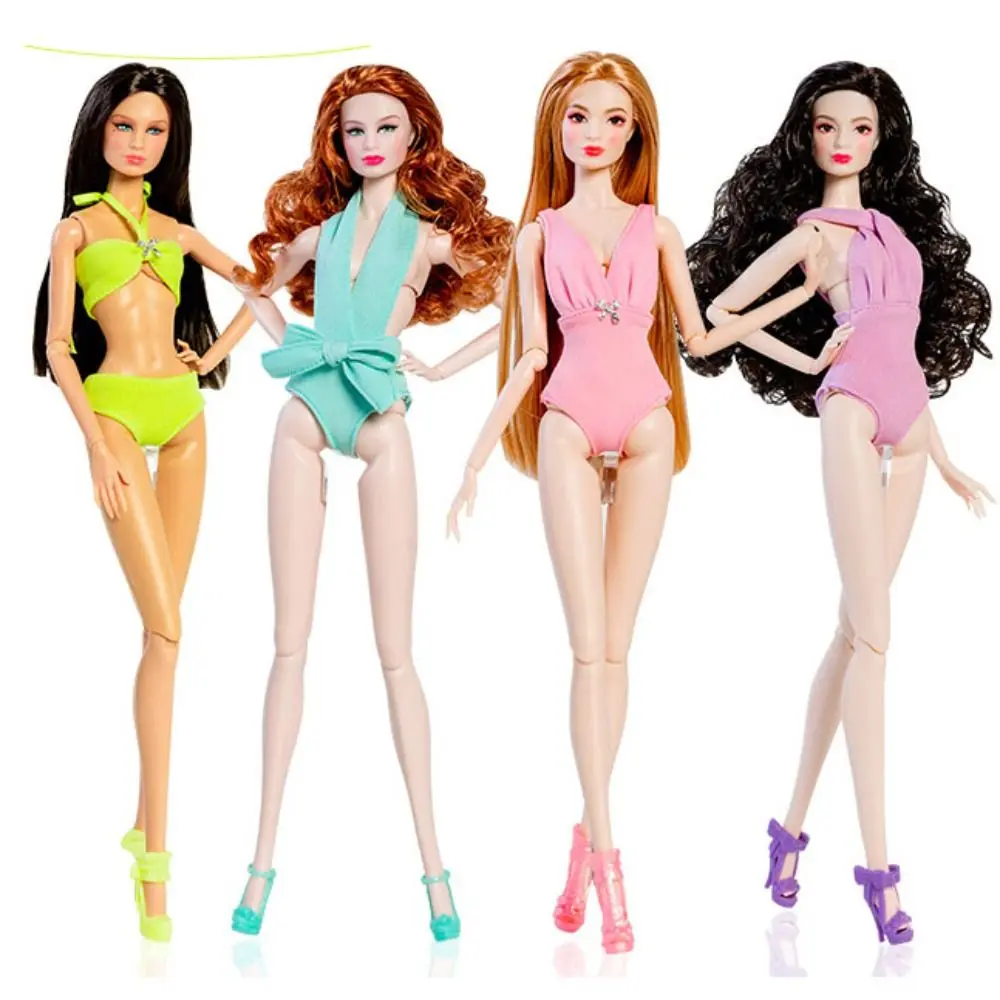 2025 New Handmade 30cm Doll Clothes Candy-colored Female Swimsuit Bikini for Dolls Barbie/supermode Dolls Accessories Girl Toys