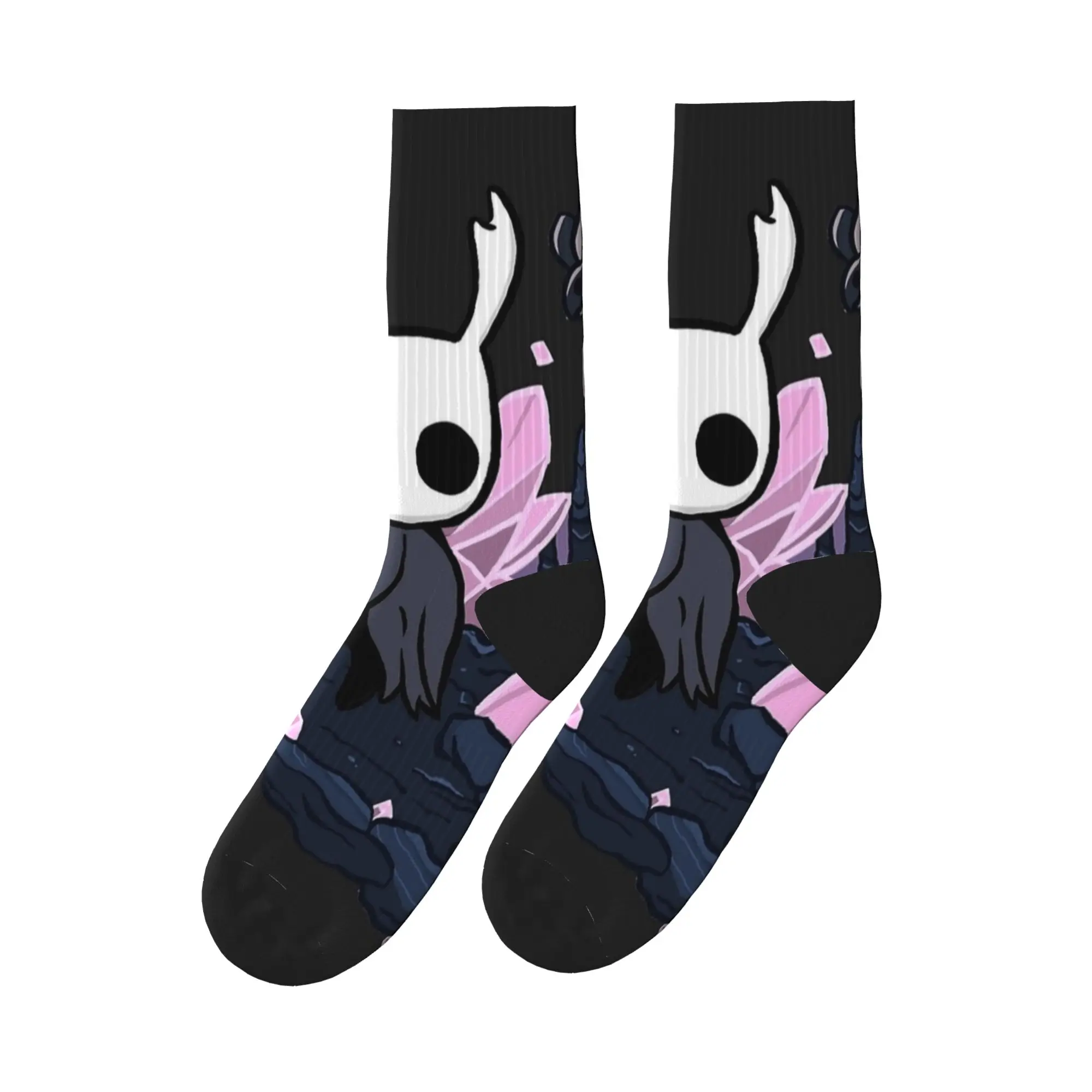 Hollow Knight Hornet Gaming Stockings  Novelty Socks Couple Warm Soft Socks Autumn Skateboard Printed Anti Sweat Socks Gift