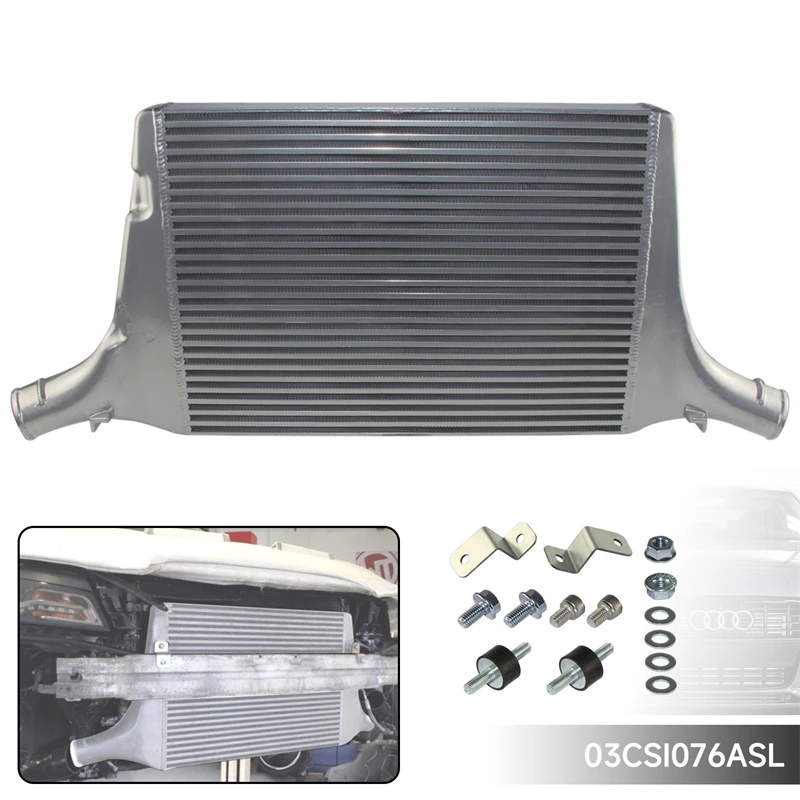 

Aluminum Performance Intercooler Fit For Audi A4 B8 Allroad 3.0 TDI A5 Sportback 3.0 TDI Black/Silver