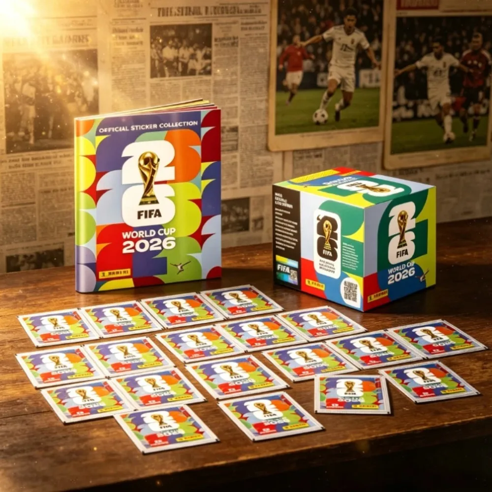 Panini 2026 FIFA World Cup Qatar Full Box Stickers Official Licensed Soccer Collectible Album Gift for Football Fans Collectors view 3