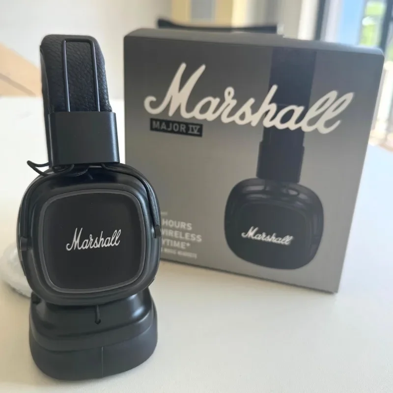 New Marshall MAJOR IV Wireless Bluetooth Headphones Heavy Bass Foldable Earphones for Music Gaming with Microphone Headset