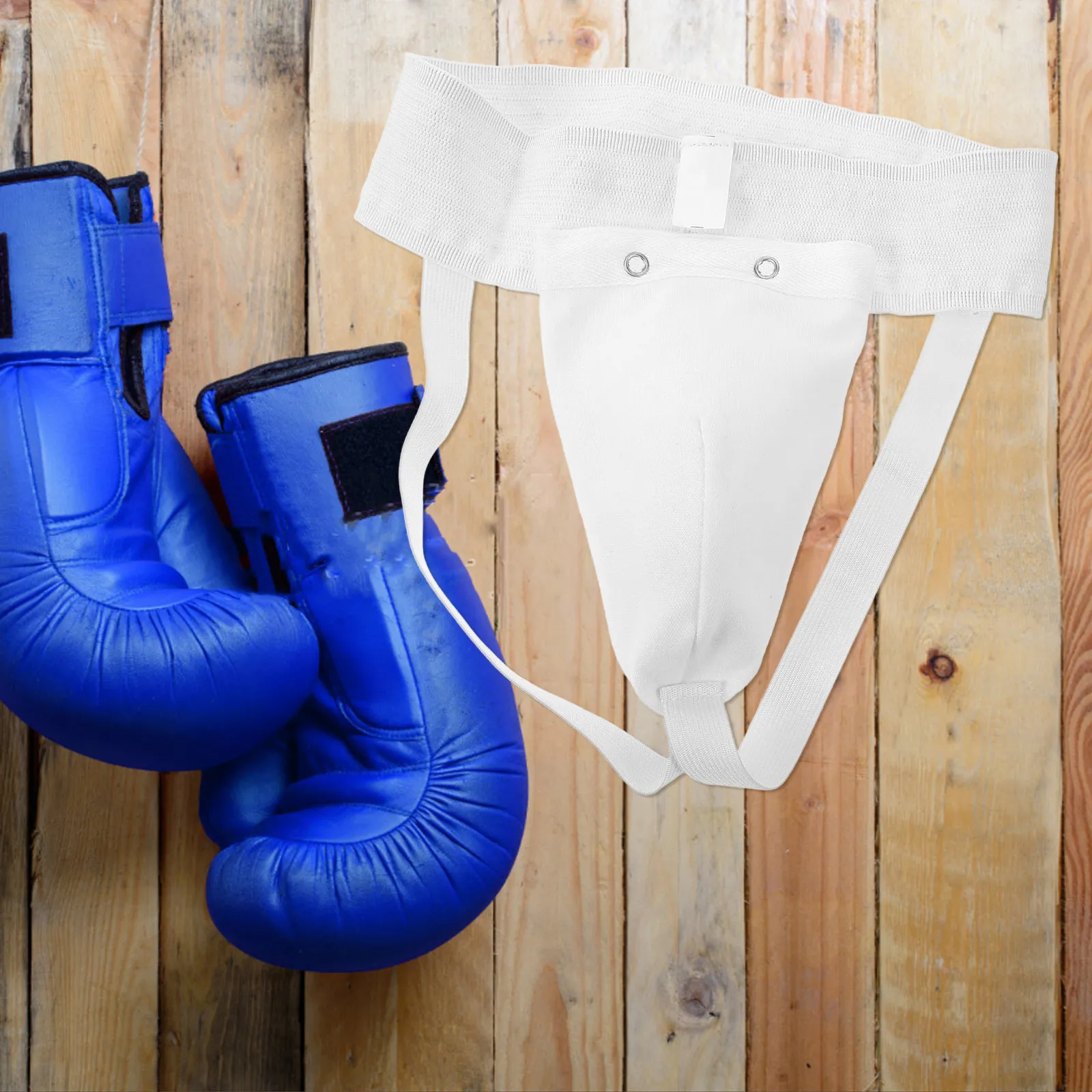 Men Crotch Protector Breathable Latex Cotton Groin Guard Ergonomic Design Shock Absorption Taekwondo Boxing Karate Training Gear view 4