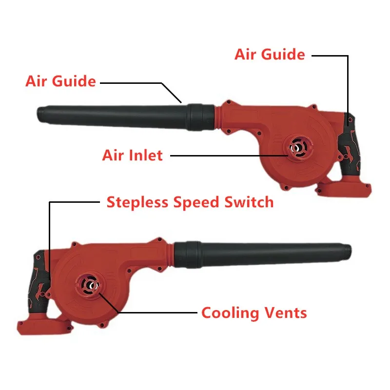 Souffleur de jardin sans fil, aspirateur, souffleur d'air propre pour souffler la poussière, collecteur d'ordinateur, outil électrique pour Milwaukee, batterie 18V