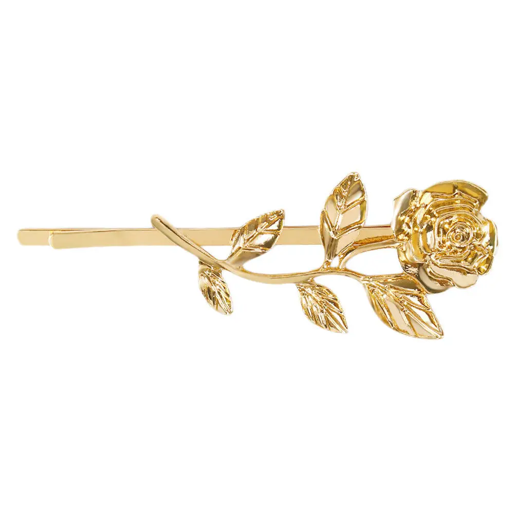 

Flower Hairpin Fashion Hair Clip for Wedding Festival Party Creative Hair Accessories Flower Bobby Pins Bang Barrette