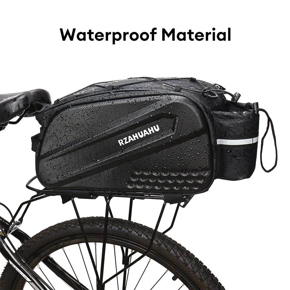 Waterproof Bicycle Saddle Bag Bike Rear Seat Bag 14L Large Capacity Cycling Tail Bag Pannier MTB Road Bike Luggage Carrier