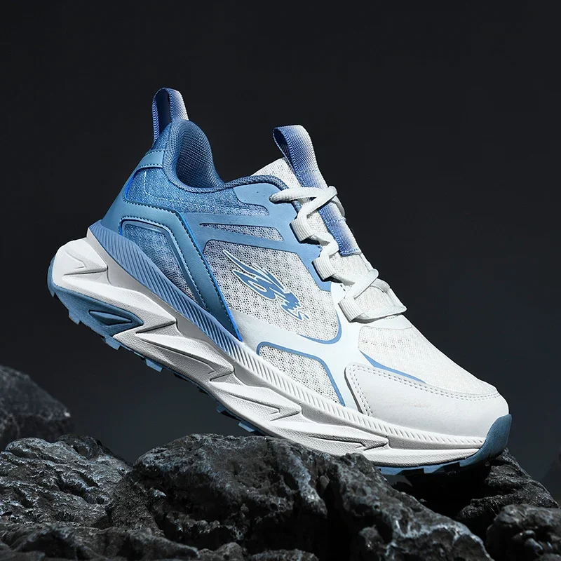 Large Size 39-48 Men's Running Shoes Thick Sole Mesh Breathable Sports Jogging Shoes Light Comfy Sneakers Men Cross Training